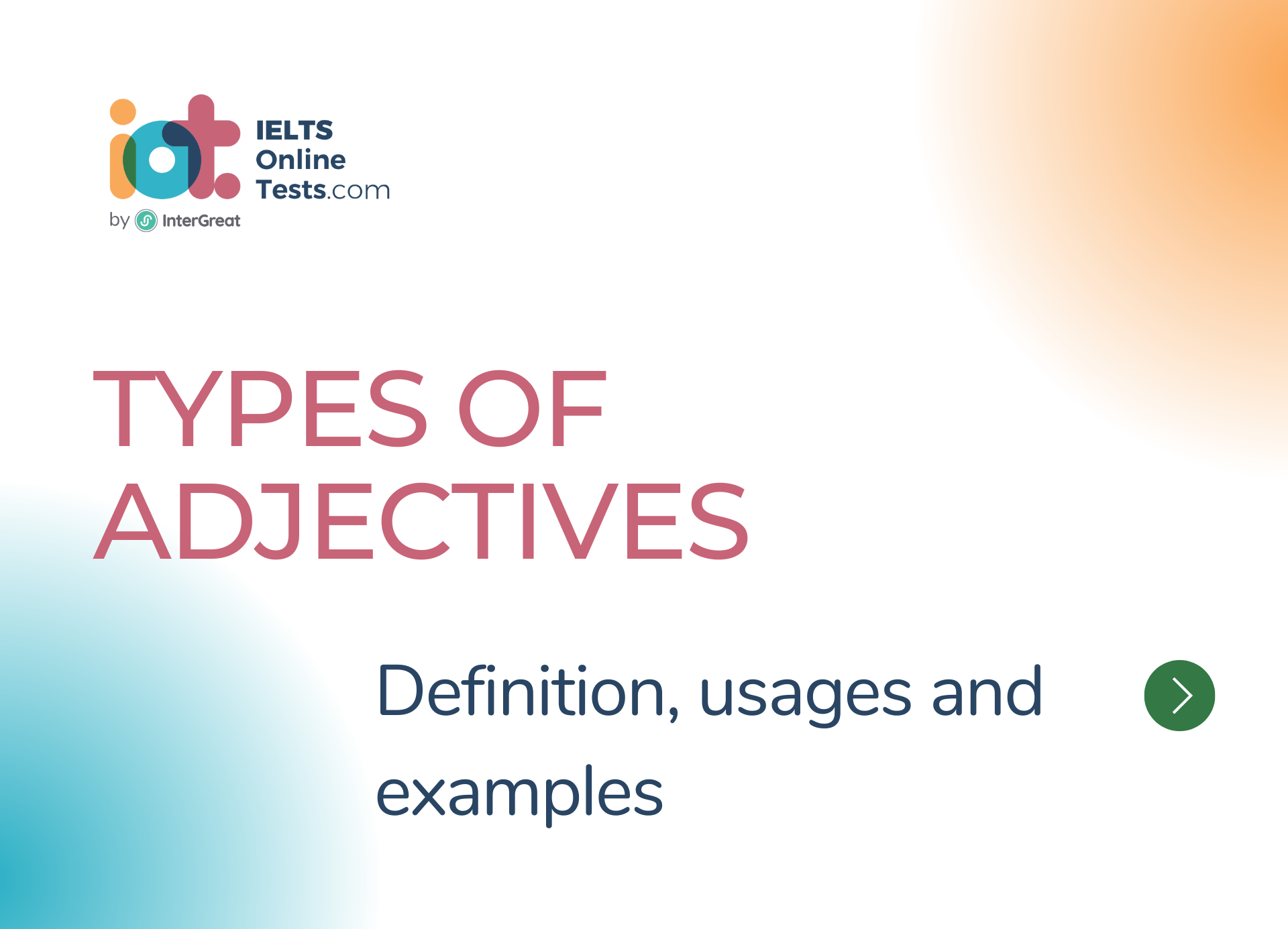 types-of-adjectives